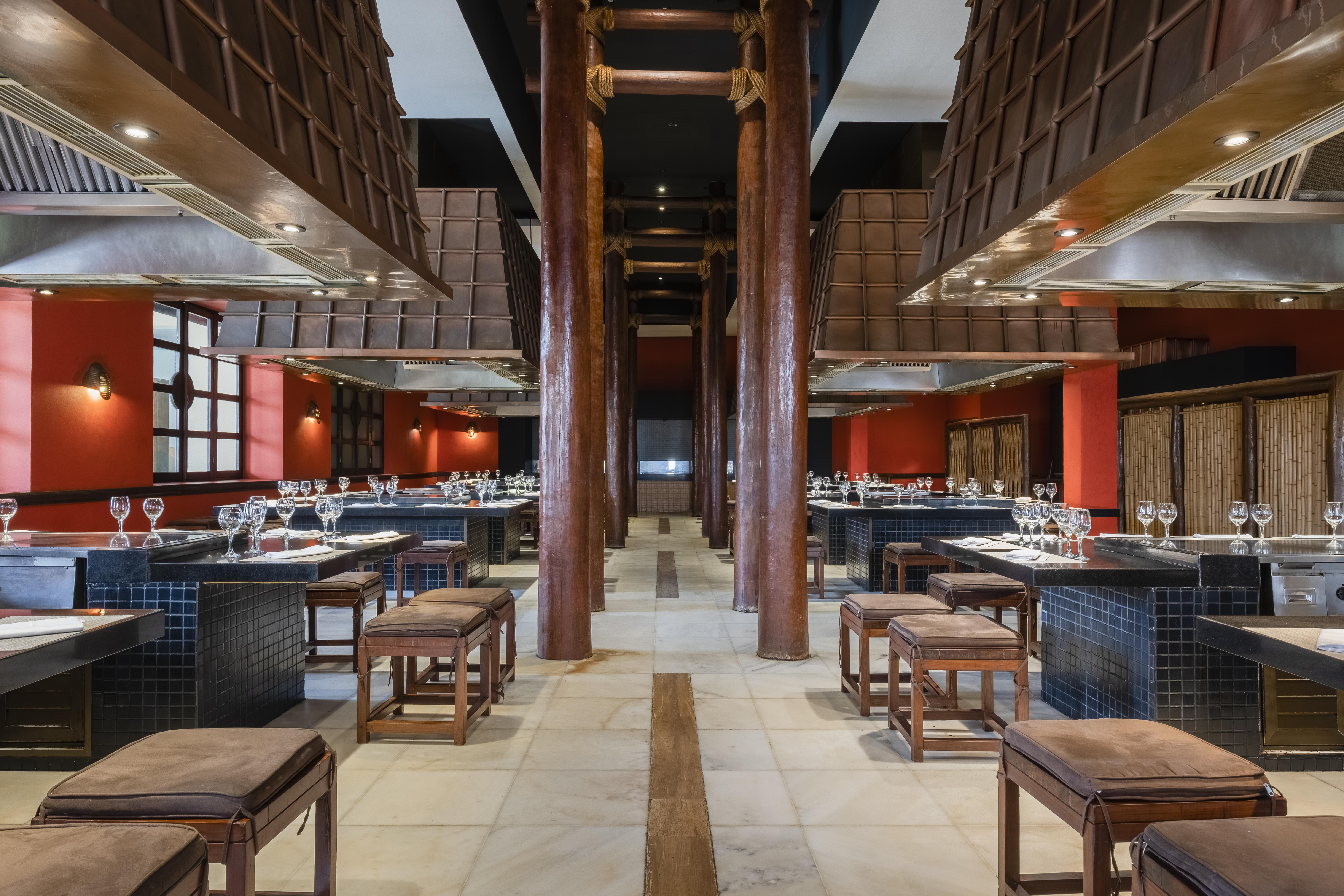 ホテル Iberostar Waves Bahia プライア・ド・フォルテ エクステリア 写真 The interior of the restaurant